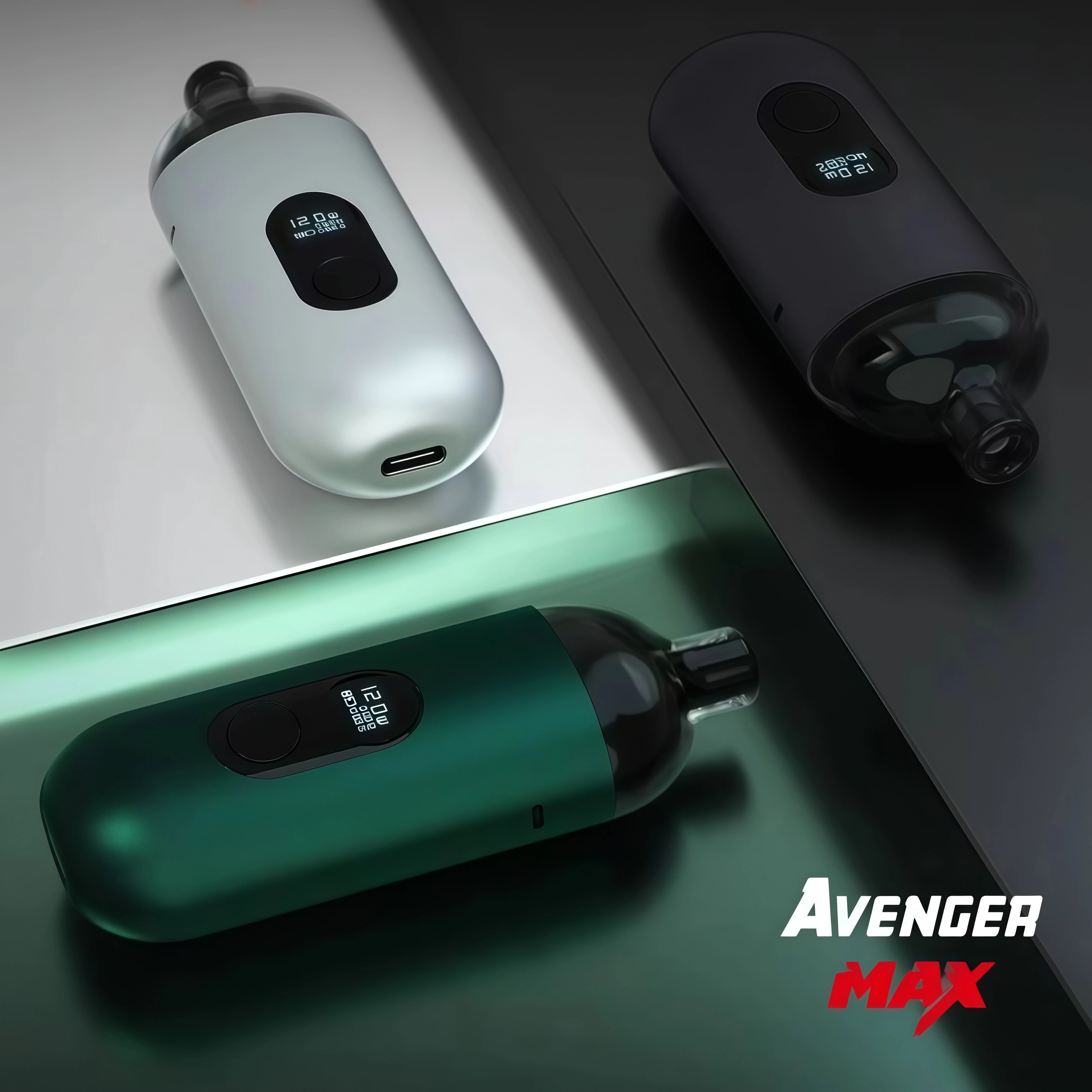 AVENGER MAX 復仇者電子煙主機 —— 高性能、大煙量、便攜設計 8-40W 大小通用 1 AVENGER MAX 復仇者電子煙主機 —— 高性能、大煙量、便攜設計 8-40W 大小通用