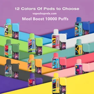 Meel Boost 10000 Puffs 一次性電子煙|可充電拋棄式・超長續航・多口味選擇 7 Meel Boost 10000 Puffs