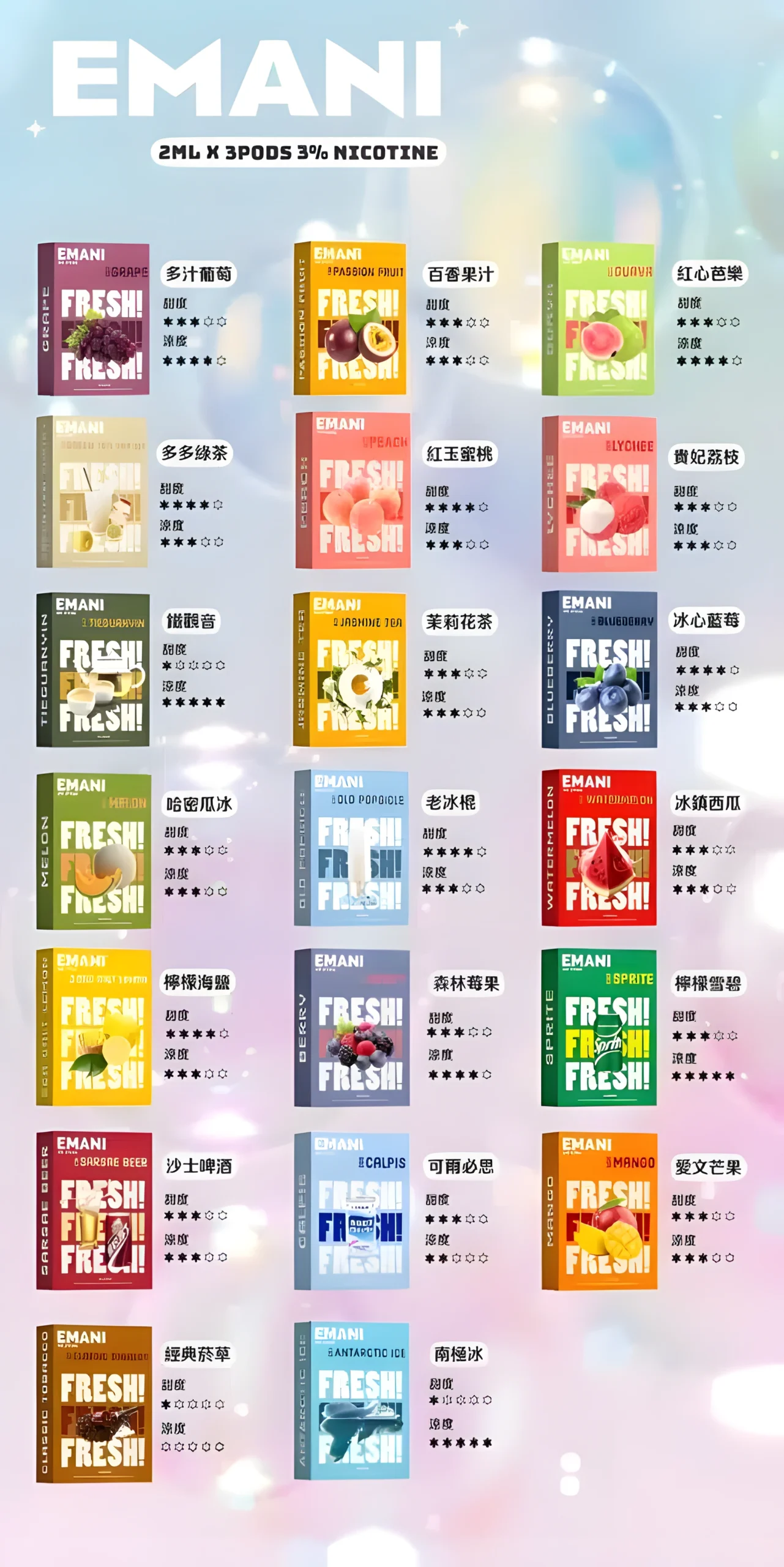 EMANI 煙彈原裝正品|依馬尼霧化彈 3% 尼古丁 通配 RELX 一代 台灣速發 6 EMANI 煙彈原裝正品|依馬尼霧化彈 3% 尼古丁 通配 RELX 一代 台灣速發:圖片 6