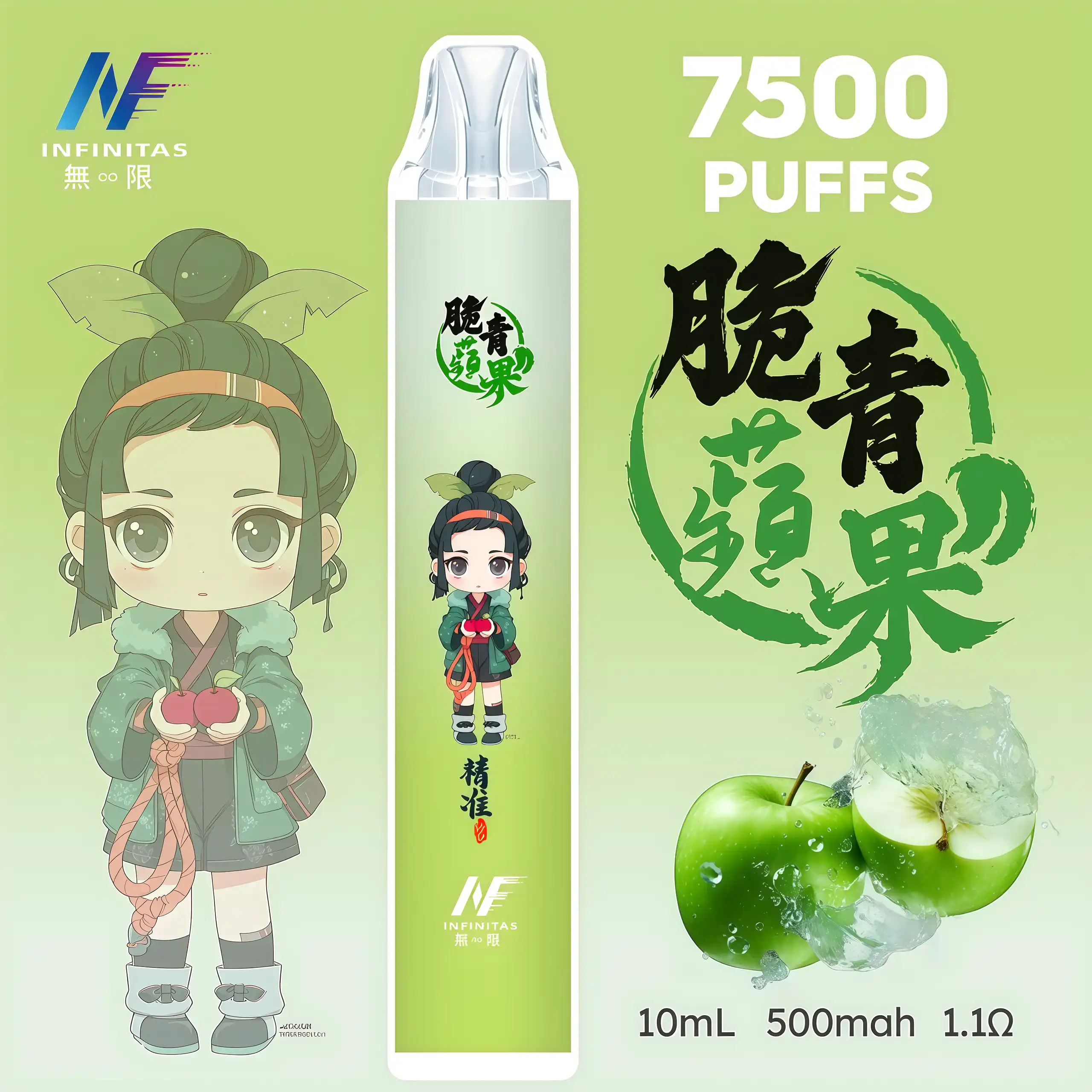 INF 無限 7500 口拋棄式電子煙 7500 口超長續航 × 20 種豐富口味,台灣現貨熱賣中! 4 INF 無限 7500 口拋棄式電子煙 7500 口超長續航 × 20 種豐富口味,台灣現貨熱賣中!:圖片 4