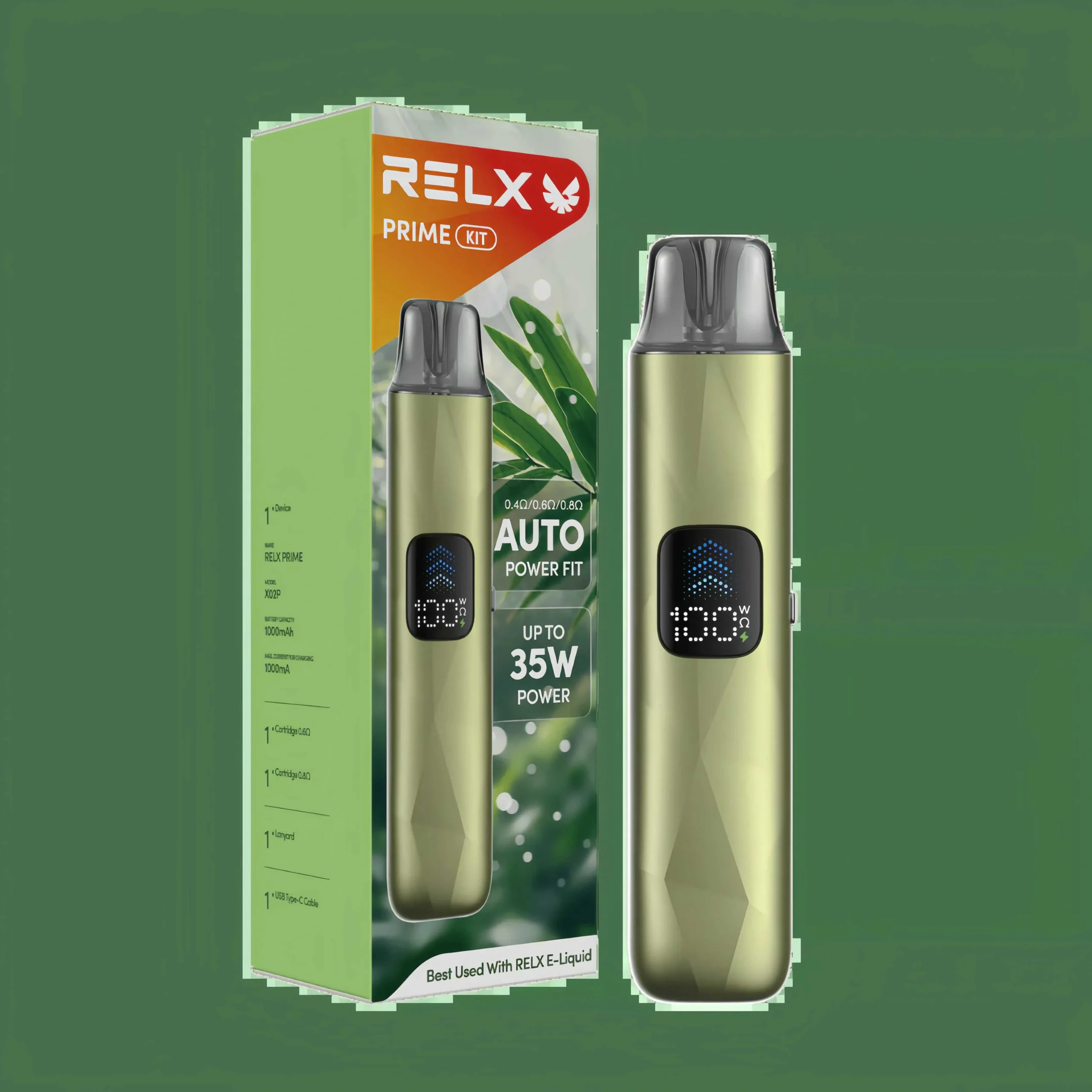 RELX Prime Kit 開放式主機套裝|35W 強力輸出・可調氣流・防漏油彈・台灣現貨 2 RELX Prime Kit 開放式主機套裝|35W 強力輸出・可調氣流・防漏油彈・台灣現貨:圖片 2