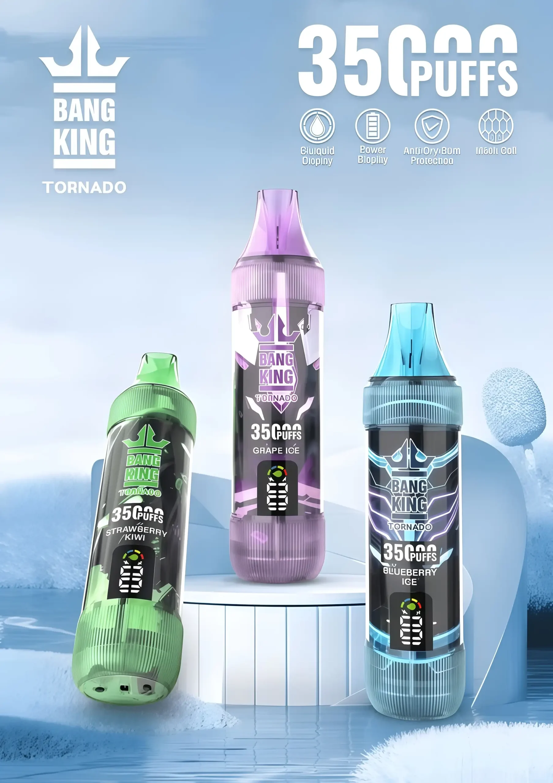 Bang King Tornado 35000 拋棄式電子煙推薦|雙顯螢幕・Mesh網芯霧化・超長續航旗艦機 5 Bang King Tornado 35000 拋棄式電子煙推薦|雙顯螢幕・Mesh網芯霧化・超長續航旗艦機:圖片 5